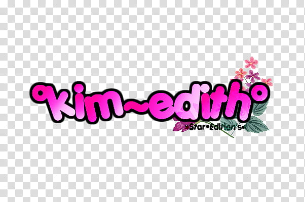 Firma kim edith transparent background PNG clipart