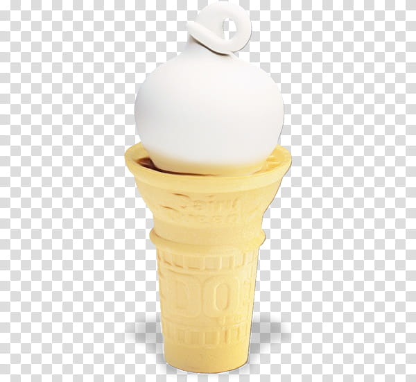 Ice Cream Cone, Watercolor, Paint, Wet Ink, Ice Cream Cones, Flavor, Yellow, Bottle transparent background PNG clipart
