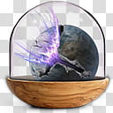 Sphere   the new variation, container of black rock illustration transparent background PNG clipart