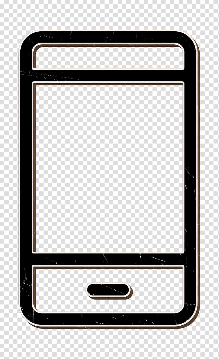 Smartphone icon technology icon Mobile icon, Interface Icon Assets Icon, Mobile Phone Case, Handheld Device Accessory, Mobile Phone Accessories, Communication Device, Rectangle transparent background PNG clipart