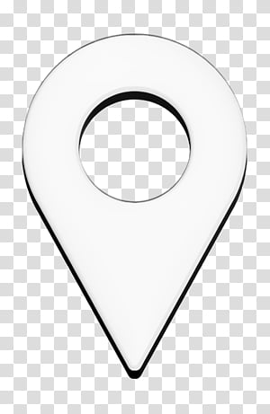 Maps And Locations Icon Pin Icon White Black Circle Games Symbol Blackandwhite Png Clipart Thumbnail 