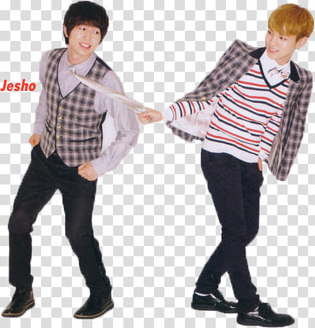 Looking SHINee s, man in white, blue, and red striped long-sleeved shirt holding white umbrella transparent background PNG clipart