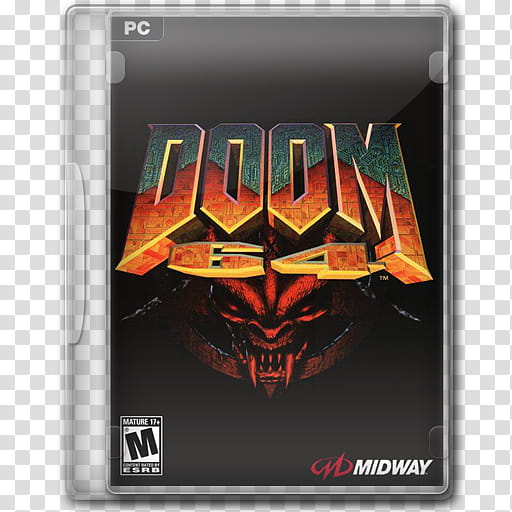Game Icons , Doom-, Doom  PC game case transparent background PNG clipart