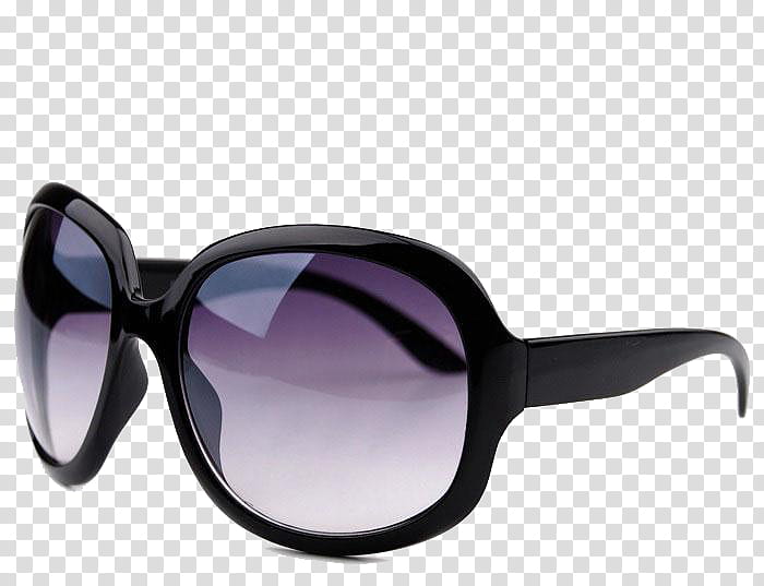 black framed purple lens sunglasses transparent background PNG clipart