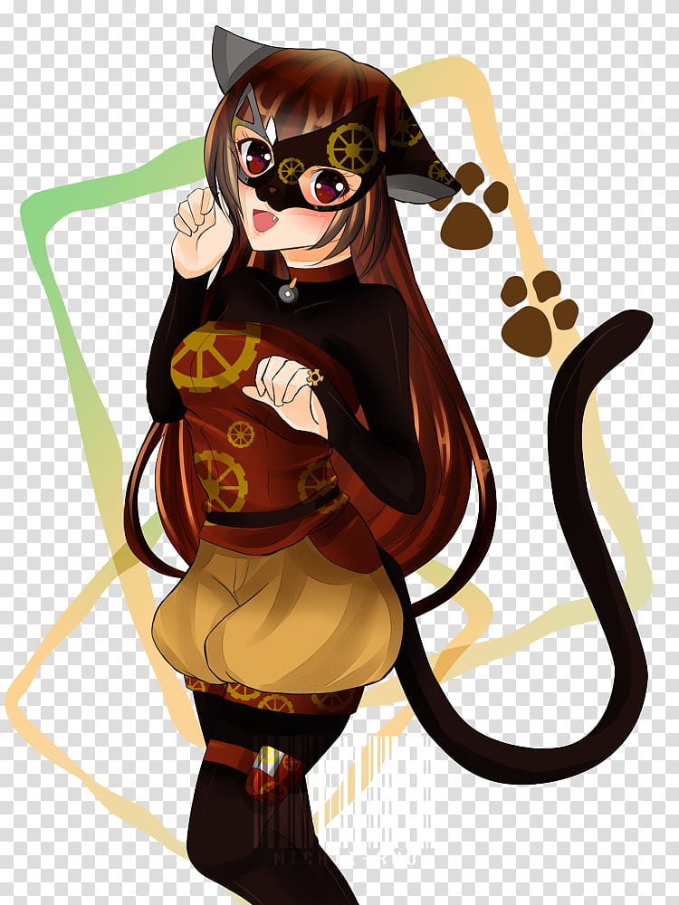Comm: Clockwork Kitty transparent background PNG clipart