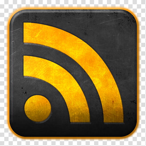 Orange Phoenix Icon , RSS, signal logo transparent background PNG clipart