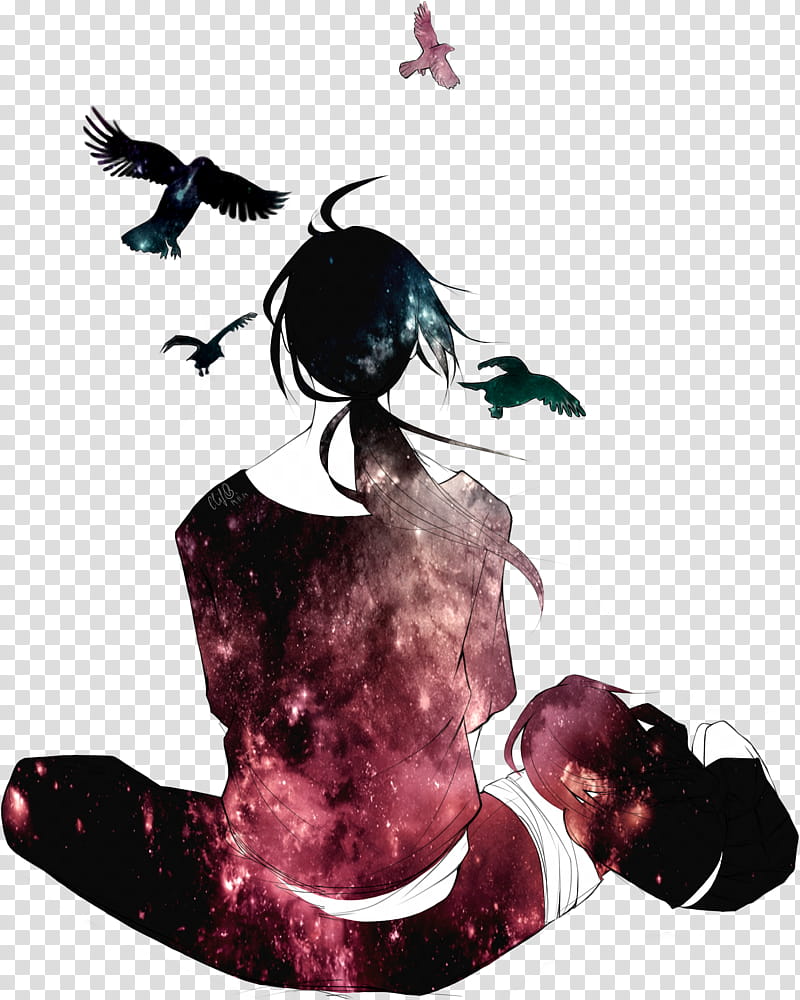 Itachi and Sarada, illustration of man and child transparent background PNG clipart