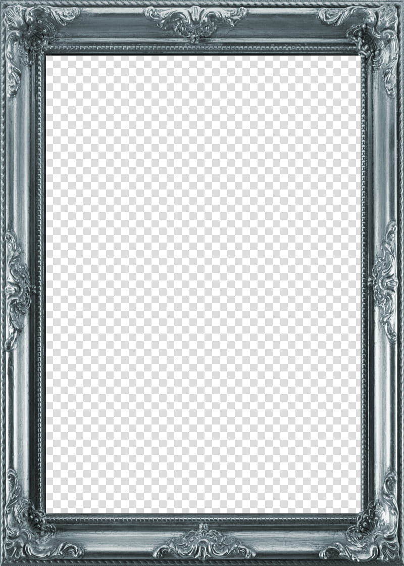 Antique Frames II Rec, silver Samsung Galaxy Note  transparent background PNG clipart