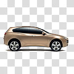 Cars icons, gold car, gold sport utility vehicle transparent background PNG clipart