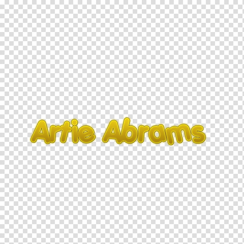 nombres personajes glee, Artie Abrams text transparent background PNG clipart