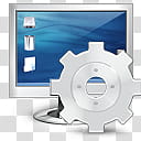 Oxygen Refit, preferences-desktop-personal, flat screen monitor illustration transparent background PNG clipart