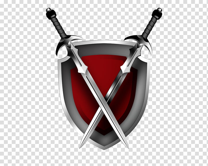 shield knives clipart