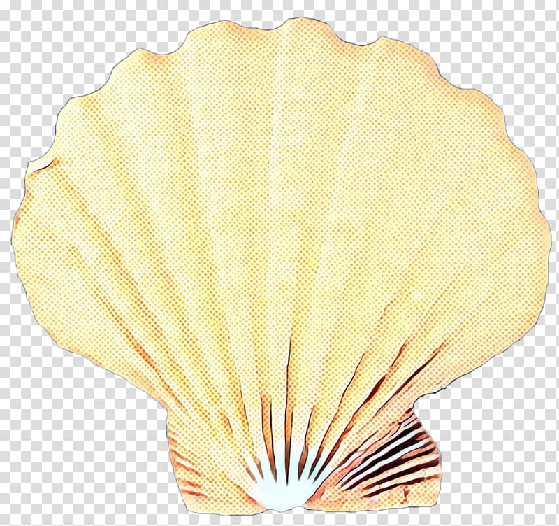 Seashell Yellow, Conchology, Scallop, Hand Fan, Decorative Fan, Bivalve, Shellfish transparent background PNG clipart
