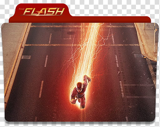 The Flash folder icon  TV series, The Flash transparent background PNG clipart