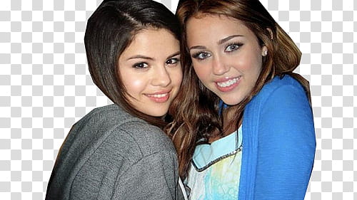 Melena Miley Y Selena transparent background PNG clipart