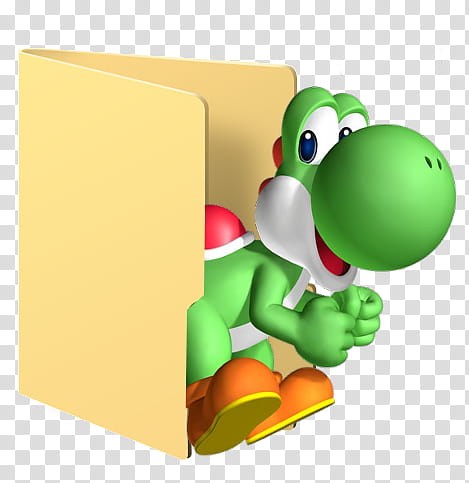 Yoshi Folder Icon Mario, Yoshi file illustration transparent background PNG  clipart | HiClipart