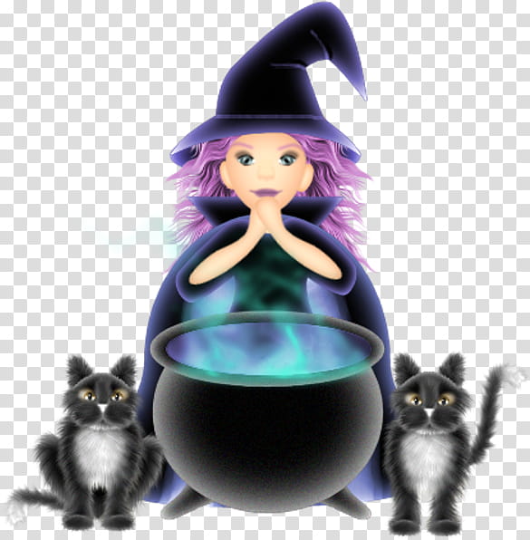 Witch, Cat, Witchcraft, Cartoon, Watercolor Painting, Black Cat, Unblog, Television transparent background PNG clipart