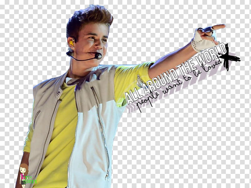 All Around The World Justin Bieber transparent background PNG clipart