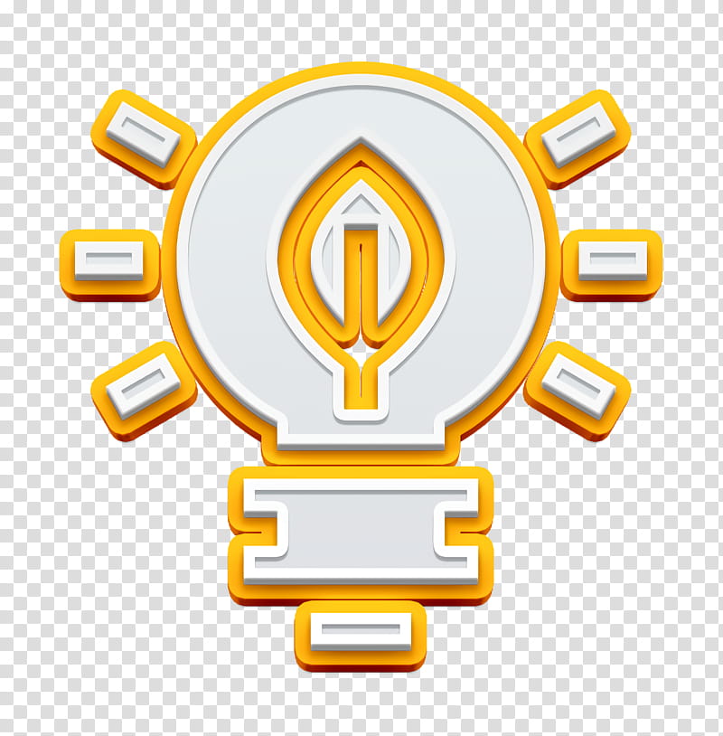 Sustainable Energy icon Light bulb icon Save energy icon, Yellow, Logo, Symbol, Emblem transparent background PNG clipart