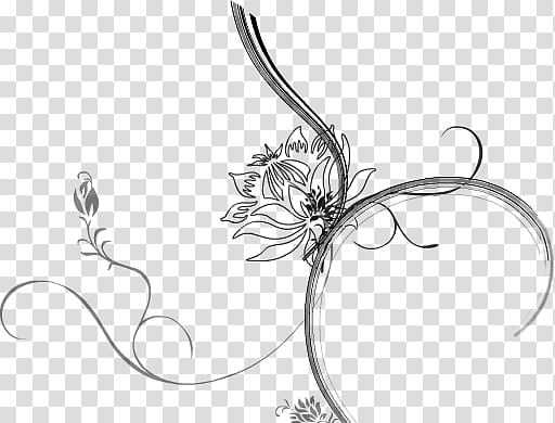 Lamoure Brushes , black petaled flower illustration transparent background PNG clipart