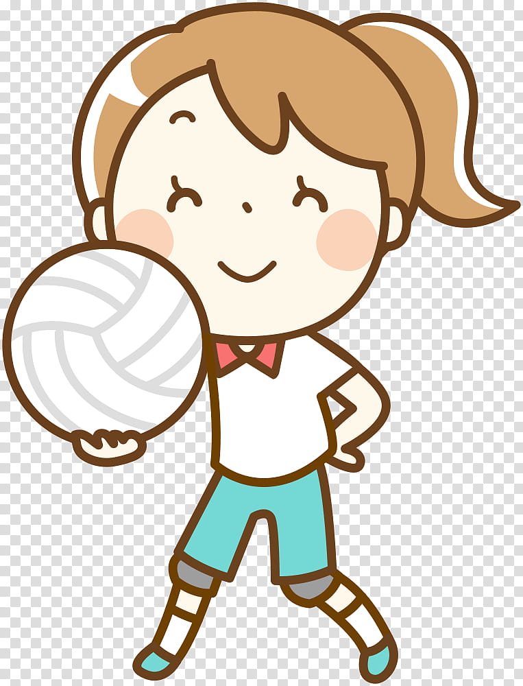 volleyball clipart woman with closed