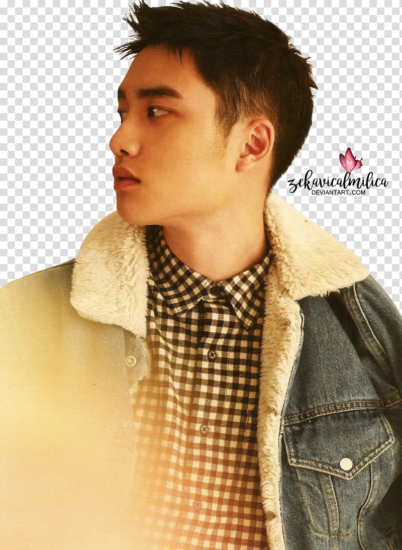 EXO D O For Life, man facing sideways transparent background PNG clipart