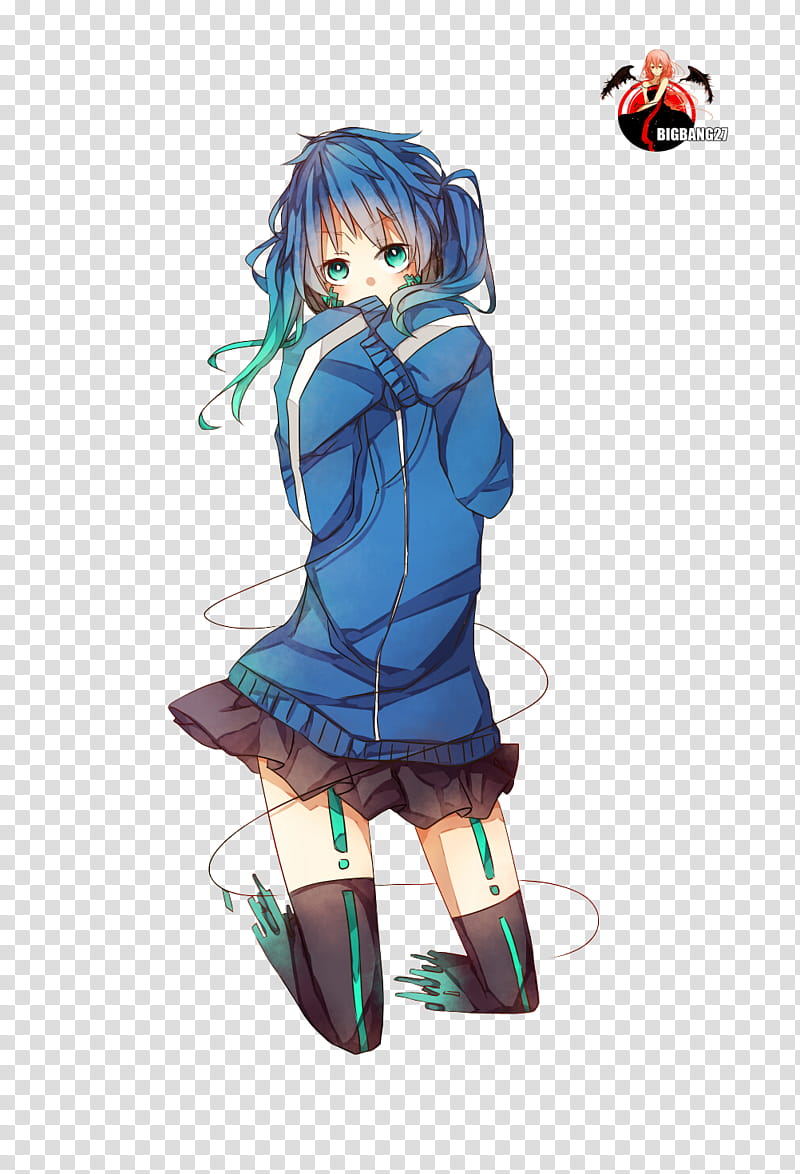 Enomoto Takane Kagerou Project render  transparent background PNG clipart