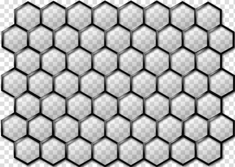 Mesh Hexagon Pattern Shiny, black bee hive pattern transparent background PNG clipart