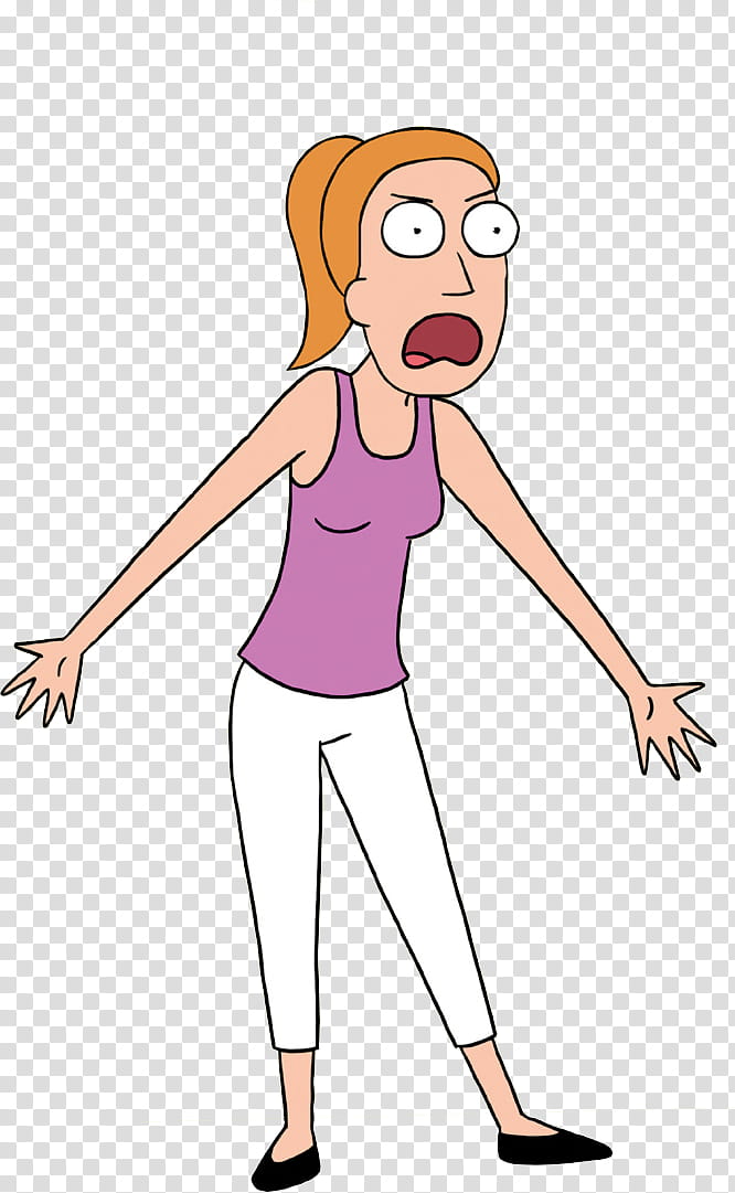 Rick and Morty HQ Resource , woman illustration transparent background PNG clipart