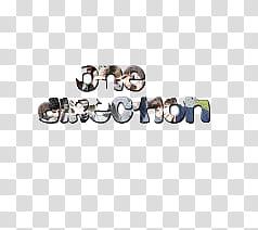 One Direction Text, One Direction poster transparent background PNG clipart