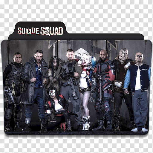 Suicide Squad  Folder Icon Mega Pack, Suicide Scuad v transparent background PNG clipart