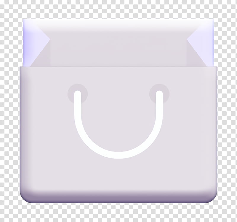 Shop icon Bag icon Business icon, White, Square, Rectangle transparent background PNG clipart