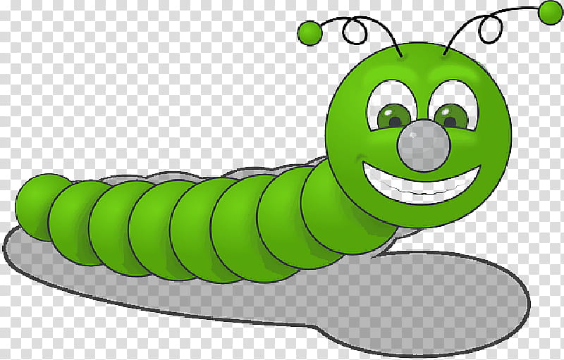 Caterpillar, Worm, Silkworm, Drawing, Line Art, Cartoon, Green, Insect transparent background PNG clipart