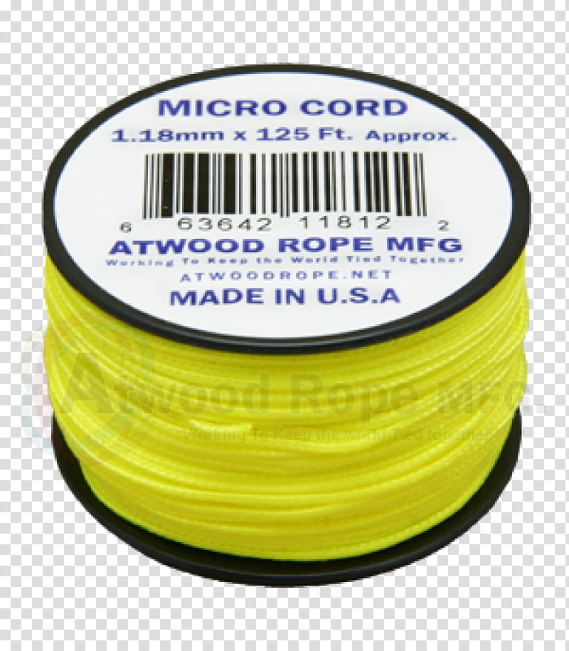 Yellow, United States Of America, Parachute Cord, Millimeter, Material, Hardware transparent background PNG clipart