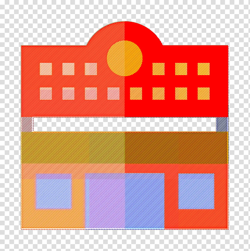 Cinema icon Urban Building icon, Line, Rectangle, Square transparent background PNG clipart