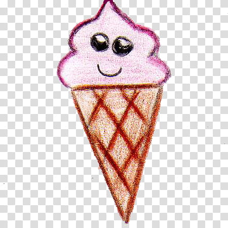 O food s, ice cream on cone illustration transparent background PNG clipart