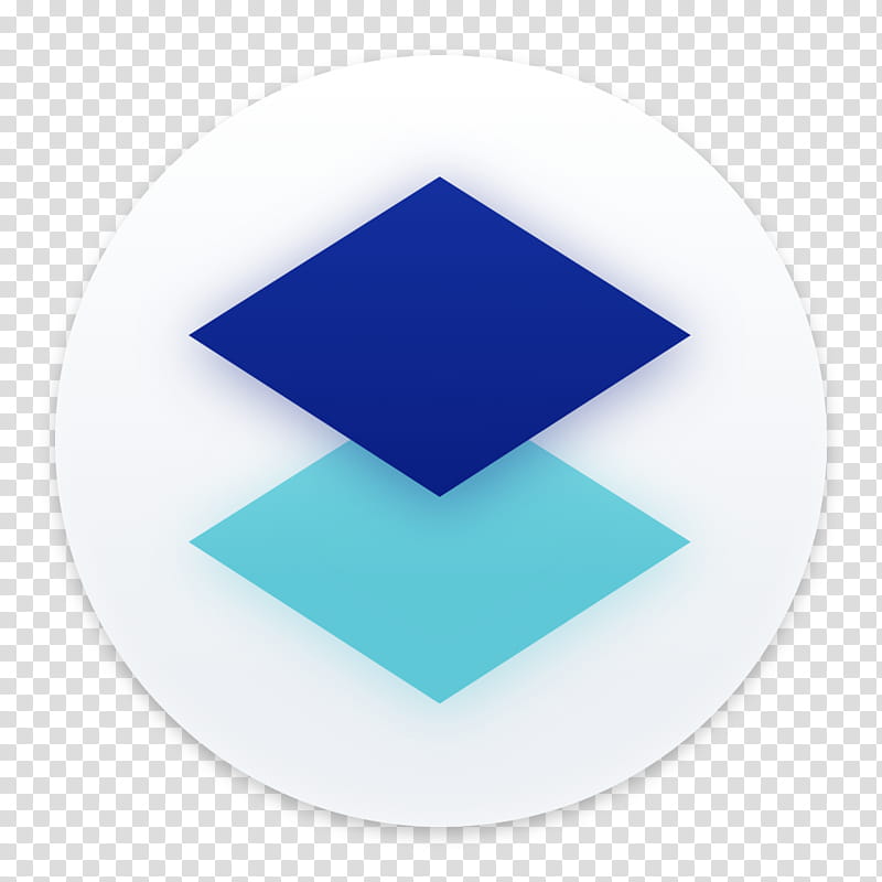 Clay OS  A macOS Icon, Dropbox Paper, two blue and teal box logos transparent background PNG clipart