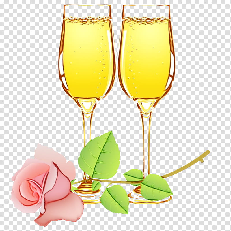 Wine glass, Watercolor, Paint, Wet Ink, Champagne Stemware, Champagne Cocktail, Drink, Alcoholic Beverage transparent background PNG clipart