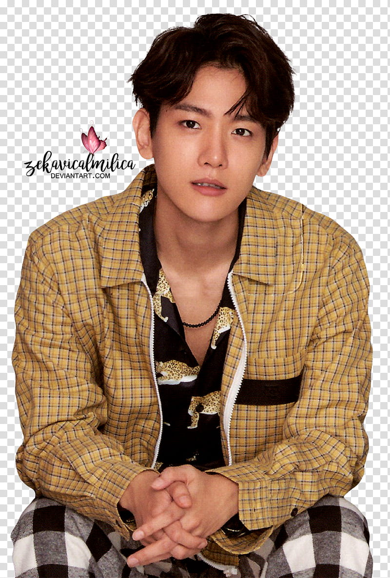 EXO Baekhyun  Season Greetings, sitting man wearing dress shirt transparent background PNG clipart