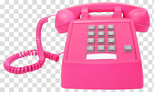 Grunge Devices s, pink push-button telephone illustration transparent background PNG clipart