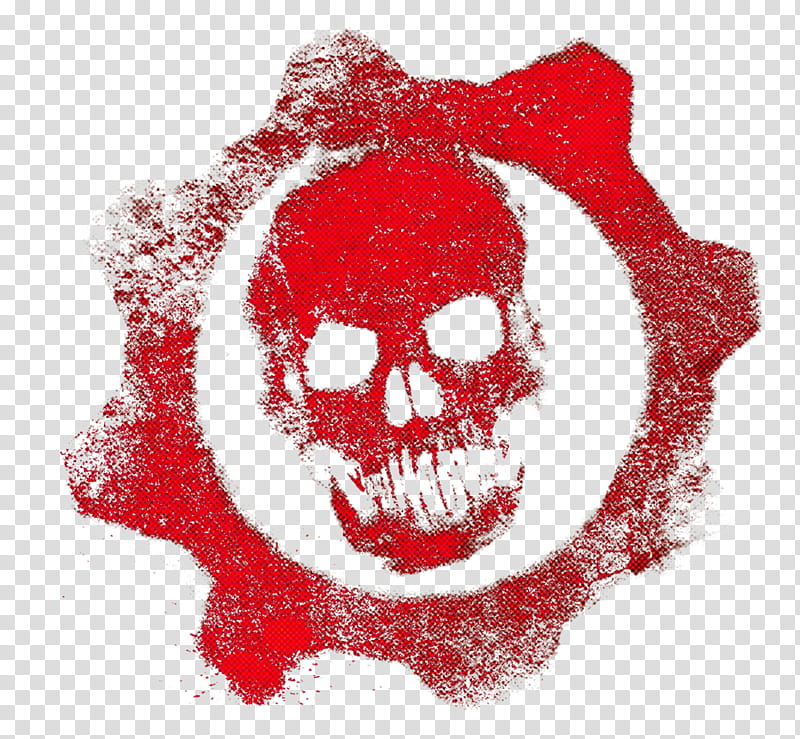 Red Skull, Gears Of War 4, Gears Of War 3, Gears Of War 2, Gears Of War Ultimate Edition, Gears 5, Logo, Video Games transparent background PNG clipart