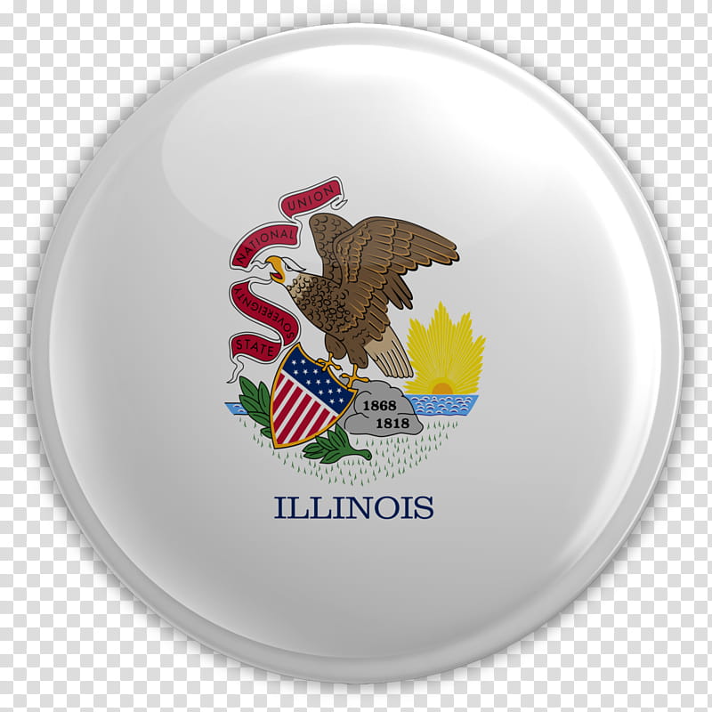 Sea Bird, Illinois, Flag Of Illinois, Flag Of The United States, State Flag, Us State, Flag Of Chicago, United States Of America transparent background PNG clipart