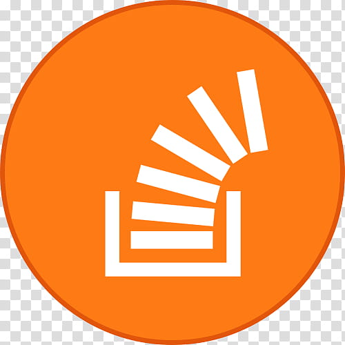 Somacro  DPI Social Media Icons, stackoverflow, orange and white logo transparent background PNG clipart