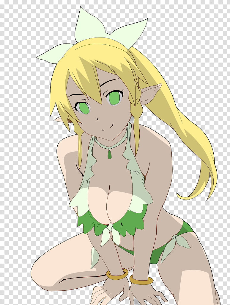sexy lyfa color, yellow-haired female anime character transparent background PNG clipart