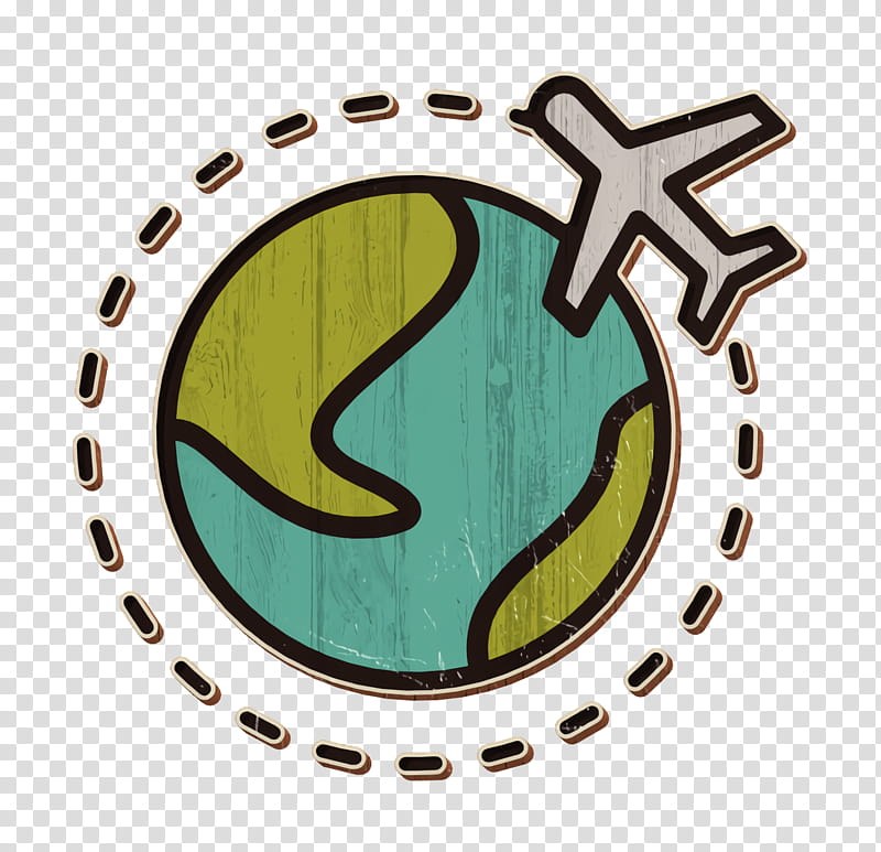 World icon Travel icon Airport icon, Logo, Emblem, Symbol transparent background PNG clipart