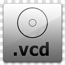 Glossy Standard  , silver and black VCD transparent background PNG clipart