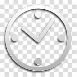 Devine Icons, gray analog clock transparent background PNG clipart