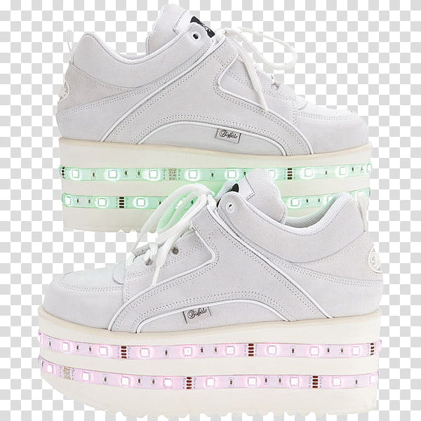 led platform sneakers