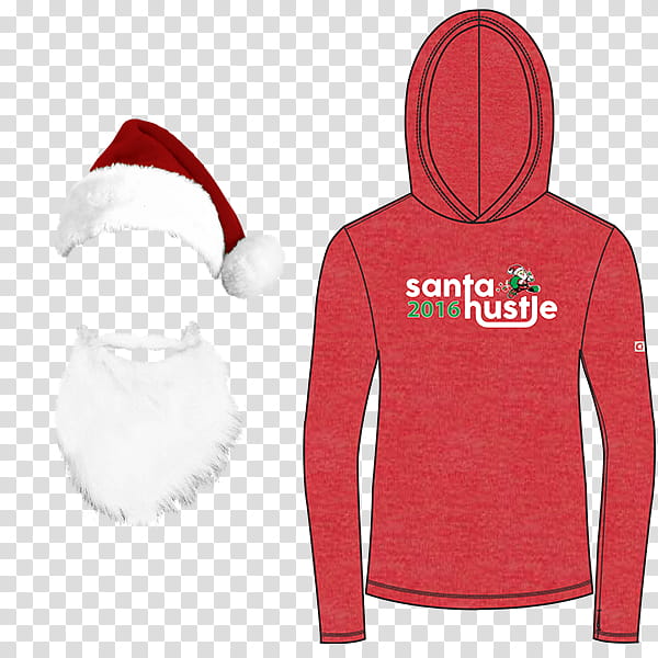 Santa Claus, Hoodie, Tshirt, Hoodie M, SweatShirt, Sleeve, Santa Claus M, Red transparent background PNG clipart