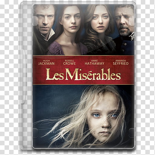 Movie Icon Mega , Les Misérables, Les Miserables DVD transparent background PNG clipart